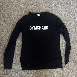 Gymshark Black Slim Long Sleeve Top